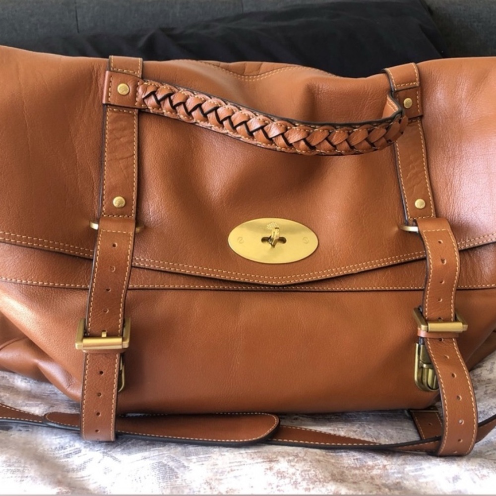 Mulberry Alexa XL  Caramel Br Leather Bag / Carry On
